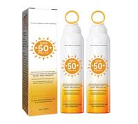 Sun Protection Spray SPF 50, 360° Mist, Waterproof Sun Protection Spray, Lightweight & Non-Greasy,Broad-Spectrum UVA/UVB Protection, Travel Size (2)