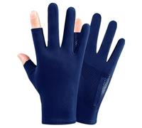 Sun Protections Gloves Touchscreen Ice Silk Sweat-Wicking Summer Mittens