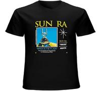 Sun Ra Camiseta estándar de algodón pesado Estilo Vintage Talla Black S