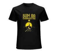 Sun Ra Space is The Place Maroon T-Shirt T-Shirt Graphic Unisex Tee Shirt Black L