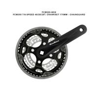 SUN RACE Pédalier et plateaux avec protège-chaîne FCM300 7/8V