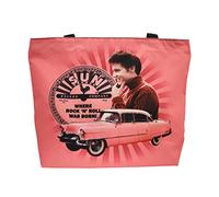 Sun Records Grand sac fourre-tout Elvis avec voiture rose - Produits Mid-South, rose