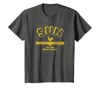 Sun Records Simple Sun Logo T-Shirt, Enfant, Asphalte, 8 Ans