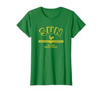 Sun Records Simple Sun Logo T-Shirt, Femme, Vert Kelly, XXL