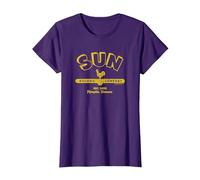 Sun Records Simple Sun Logo T-Shirt, Femme, Violet, XL