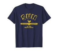 Sun Records Simple Sun Logo T-Shirt, Homme, Bleu Marine, L