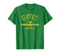 Sun Records Simple Sun Logo T-Shirt, Homme, Vert Kelly, L