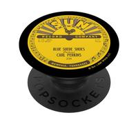 Sun Records Vinyl Carl Perkins Blue Suede Shoes PopSockets PopGrip Adhésif
