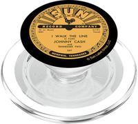 Sun Records Vinyl Johnny Cash I Walk The Line Vinyle PopSockets PopGrip pour MagSafe