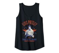 Sun Records X Elvis Presley C'est Bon Débardeur, Femme, Noir, XL