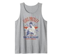 Sun Records X Elvis Presley C'est Bon Débardeur, Homme, Gris Chiné, S