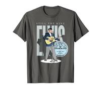 Sun Records X Elvis Presley est Toujours Roi T-Shirt, Homme, Asphalte, M