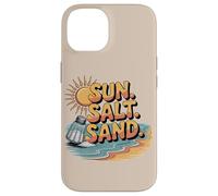 Sun Salt Sand Beach Vacation Coastal Ocean Life Coque pour iPhone 14
