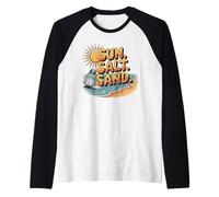Sun Salt Sand Beach Vacation Coastal Ocean Life Manche Raglan