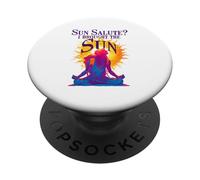 Sun Salute I Brought The Sun PopSockets PopGrip Adhésif