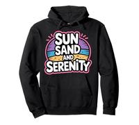 Sun Sand and Serenity Été de Plage esthétique - Sweat à Capuche