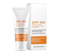 Sun Screen Lotion, Broad Block, Non Greasy with Spf100, Face Protector with Lightweight Texture, 2.17x1.5x5.12 Inches Skin Care, Sun Shield for Outdoor Travel Picnic Party Gatherings