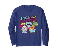 Sun Sea & Fuggler Vacay Vibes Retro Manche Longue