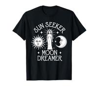 Sun Seeker Moon Dreamer Astral Witchy Mystic Vintage T-Shirt