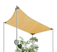 Sun Shade Canopy Aid, 9.8x6.5 Ft Breathable UV Protection Gear, Beach Outdoor Shade Device with Sturdy Build, Premium Quality Gazebo Pergola Garden Backyard Porch Camping Pool Party Summer Adults