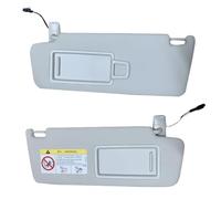 Sun Shade for Car Pare-Soleil Avant avec Miroir de Maquillage pour VW Golf 7 SportsVan, pour Jetta MK7 et pour T-Cross Parts(Gray 1 Pair)