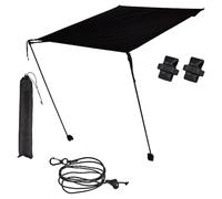 Sun Shade pour Sun Sounger - Tombrella de couleur de auvent de chaise de plage | Sunshade réglable pour chaise de lune | Salon parapluie Sunshade Shelter | Sunshade de protection UV imperméable pour