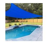 Sun Shade Sail Bleu 300D ARMÉLAPHER Polyester Square Recangle Shade Sail Canopy Suncreen Autoter 98% Bloc UV pour Le de Patio Chue de Camping 2x3m 3x4m