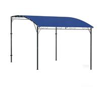 Sun Shade Sail Canopy,Pergola de Jardin Voiles Ombrages,Tissu Oxford 420D Imperméable Filet d'ombrage Toile, 98% UV Protection,pour terrasse,Balcon,Extérieur (Deep Blue,2.5×10m)