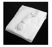 Sun Shade Sail Canopy Triangle Blanc auvents, Toile en Polyester de crème Solaire UV, Tarpaulin Shade Garden Pool Carport, Tentes de Camping