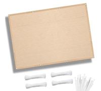 Sun Shade Sail Couverture rectangulaire rectangulaire avec œillets et cordes de fixation Anti-UV 2,8 x 9 m