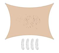 Sun Shade Sail, Outdoor Canopy, Garden Sunshade Net, UV Protection, Sturdy Material, Easy Installation, Water Resistant, Lightweight Design, Perfect for Patio, Camping, 3x4 Meters