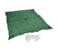 Sun Shade Sail Rectangle Canopy - HDPE UV Block Perméable - pour la pelouse de Jardin de Patio extérieur (3 * 4m)