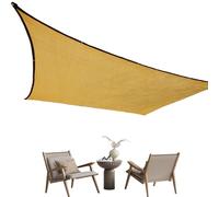 Sun Shade Sail - Rectangular Patio Sun Shade | Heavy Duty Shadé Cloth | 118.11x118.11 Inch Beige UV Protection Netting, Thickened Heat Insulation Awning, Durable Outdoor Sunshade For Rooftop Balcony W