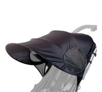 Sun Shade Stroller, Strollers Canopy Extender, 30.31x26.77 Inches, Quick Release Blocker, Coverage Protection, Breathable Lightweight Fabric for Hot Day Baby Strolls, Black
