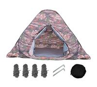 Sun Shade UV Protection Foldable Awning Beach Shelter - Popup Tent | Waterproof Tent | Heavy Duty Canopy Instant Setup for Sports Events Festivals Outings Photography Backyard Parties Farmers