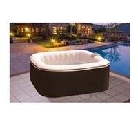 SUN SPA Spa gonflable carre lamine 4 personnes - 1,57 x 0,67 m gris G