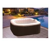 SUN SPA Spa gonflable carré laminé 4 personnes - 1,57 x 0,67 m