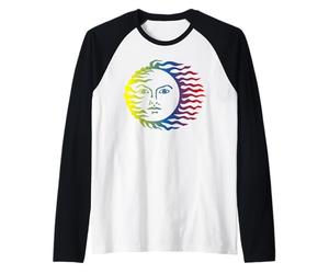 Sun Spiritual Sun Face Manche Raglan