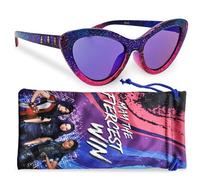Sun-Staches Evie Descendants Lunettes de soleil pour enfants élégantes, confortables et durables avec protection UV avec étui de transport souple - Produit sous licence officielle Disney Descendants