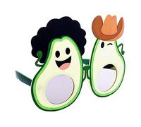 Sun-Staches Lunettes de soleil pour couple d'avocat UV400, vert/noir/marron/rose, 20,3 cm