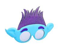 Sun-Staches Lunettes de soleil sous licence officielle Trolls Branch Fête fantaisie UV400, multicolore, taille unique (SG373737)