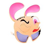 Sun-Staches Ren and Stimpy Lunettes de soleil officielles Ren | Accessoire de costume | UV400 | Taille unique