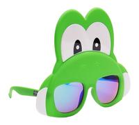 Sun-Staches Yoshi Lunettes de soleil pour costume Lunettes de soleil Vert rétro œil de chat Party Favors UV400