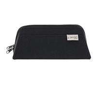 SUN-STAR SMAND Pot à crayons avec support pour smartphone pour étude, bureau à domicile, noir, 20 x 8,6 x 7,8 cm (l x H x P), noir, Étui à stylos style plateau