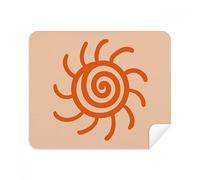 Sun Sunshine Lot de 2 Chiffons de Nettoyage pour écran de téléphone Orange