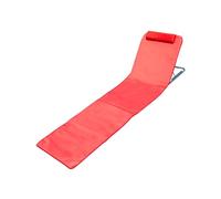 SUN & SURF Tapis inclinable orange - Dimensions M 134 cm - Chaise longue de plage avec 5 positions - Léger, compact et polyvalent. Comprend un sac de transport