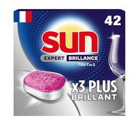 Sun - Tablettes Lave-Vaisselle, Tout-en-1, Expert Brillance, 42 Pastilles