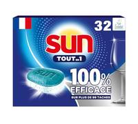 Sun - Tablettes Lave-Vaisselle, Tout-en-1, Regular, 32 Pastilles