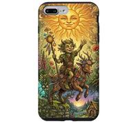 Sun Tarot Card Fantasy Imp and Goat Coque pour iPhone 7 Plus/8 Plus