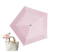 Sun Umbrella UV Protection | Portable Rainproof Travel Lightweight Folding Canopy Designed For Everyday Weather Defense And Portability Outdoor Beach Wedding College School Walking Backpack Purse Wome